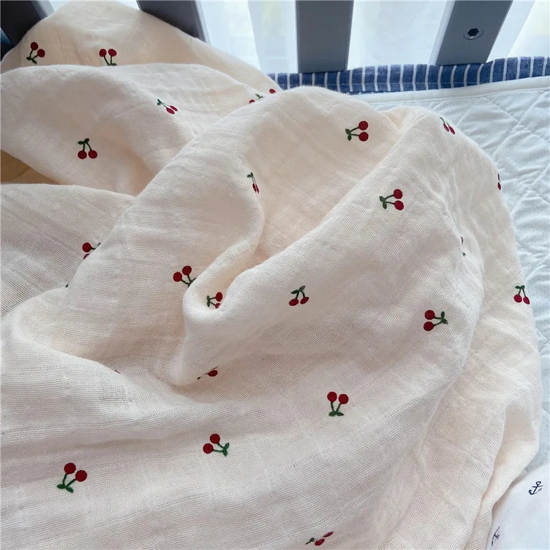 Soft Muslin Baby Swaddle Blanket ā Breathable Cotton Wrap for Newborns